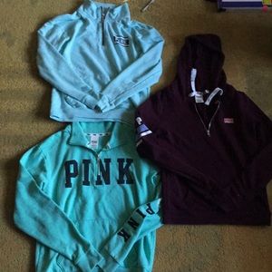 Victoria secret pink sweatshirts size xs